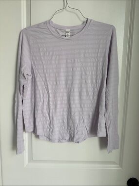 DSG Lavender Long Sleeve Crewneck Top